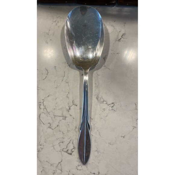 1961 El California Serving Spoon & Fork Set Wm William Rogers Mfg Co. 9" Art Dec - Picture 3 of 16